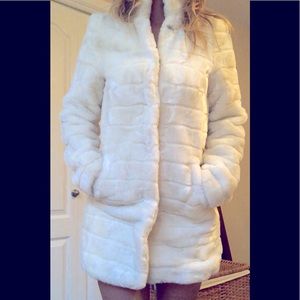 Faux fur jacket